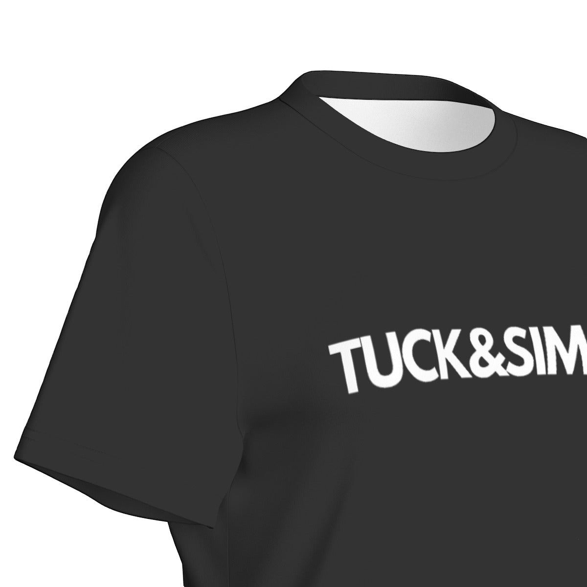 Teen - Plus Size Tuck&Simon Black Casual T-Shirt