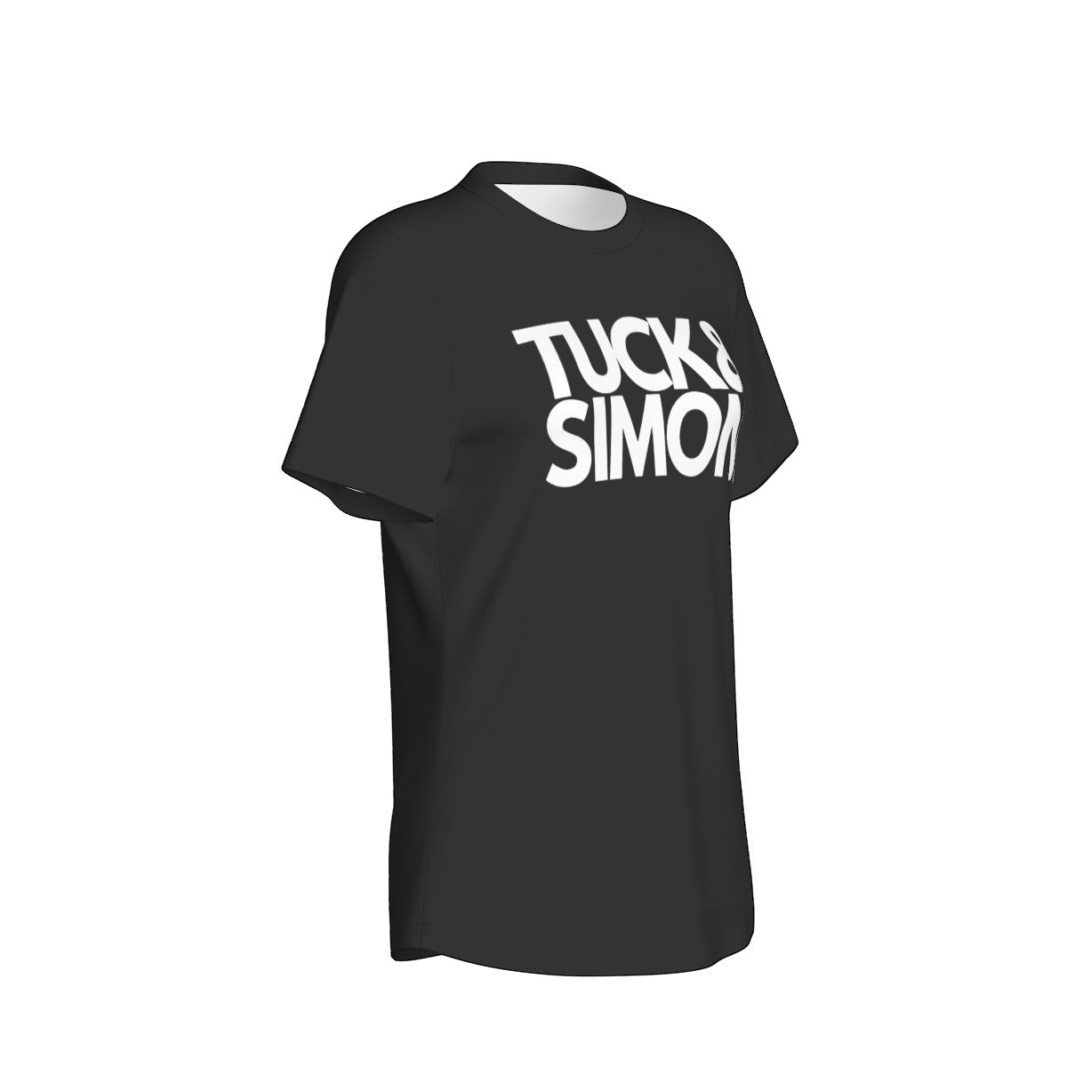 Teen - Plus Size Tuck&Simon Black Casual T-Shirt