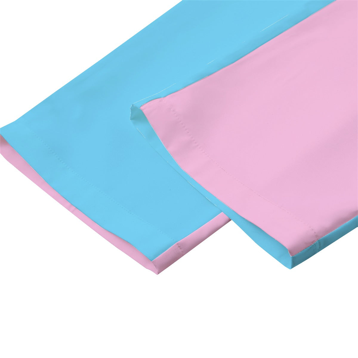 Plus Size Blue Pink White Pride Lightweight Loose-Fitting Casual Cargo Trousers