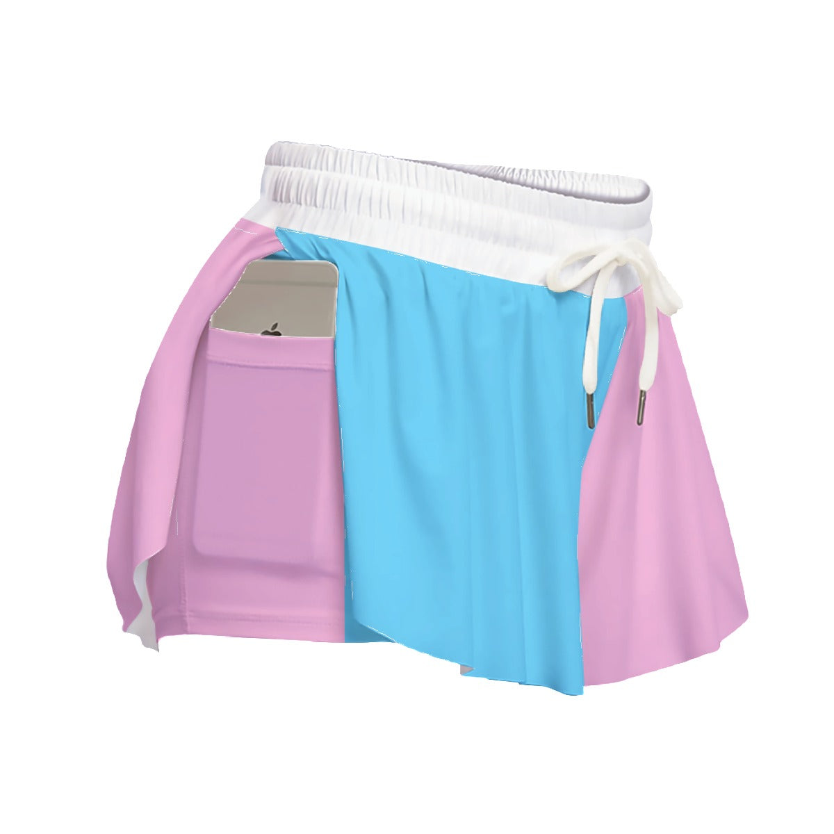 Blue Pink White Vive Le Paris Pride Fitness Sport Culottes