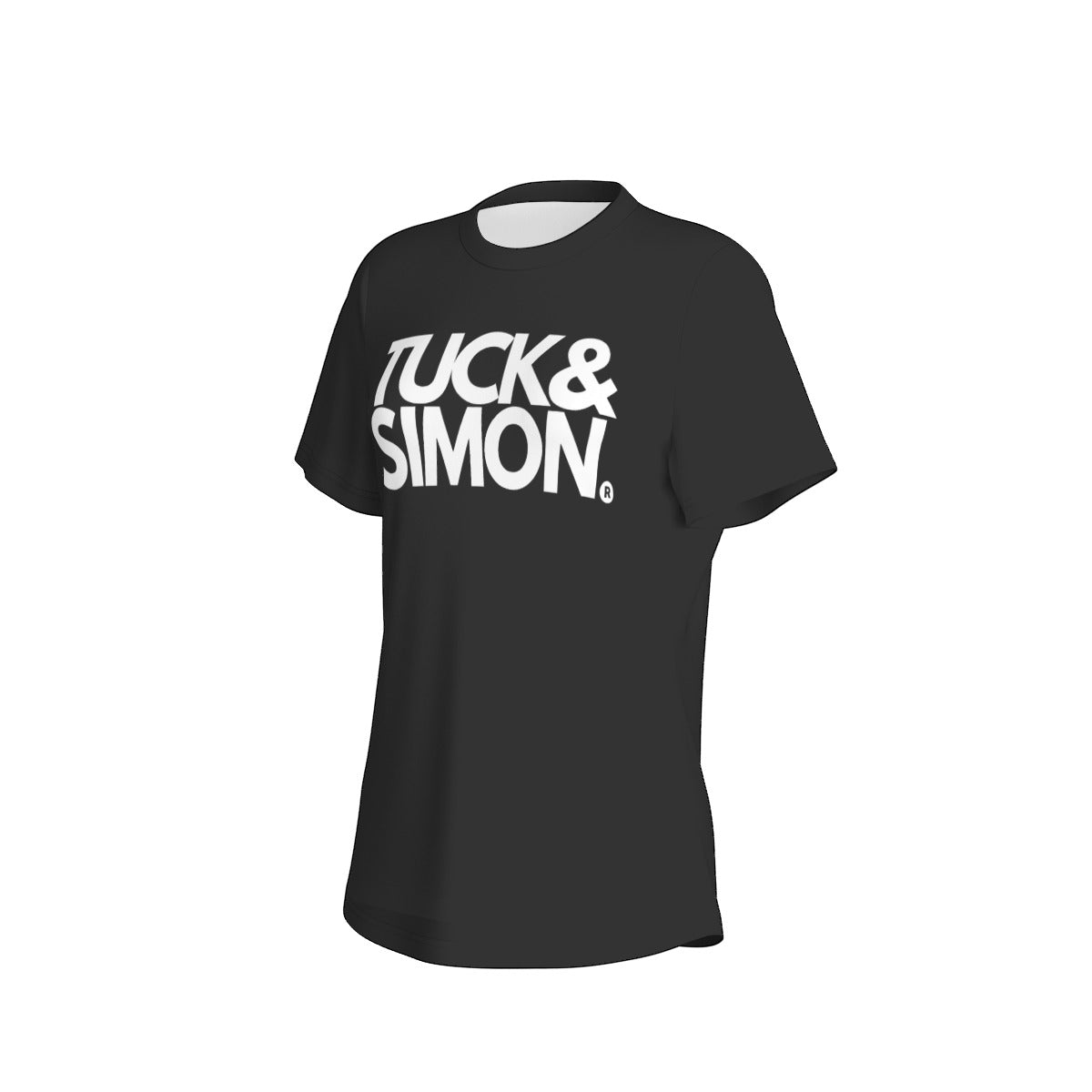 Teen - Plus Size Tuck&Simon Black Casual T-Shirt