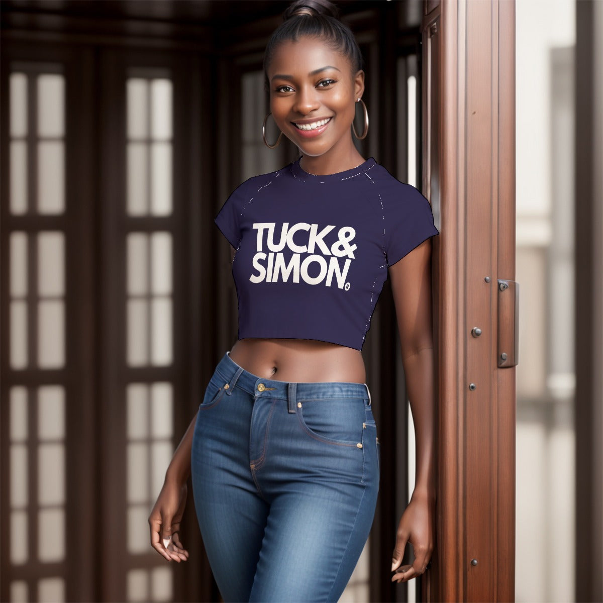 Teen Tuck&Simon Fitted Cropped T-Shirt