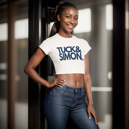 Teen Tuck&Simon Fitted Cropped T-Shirt