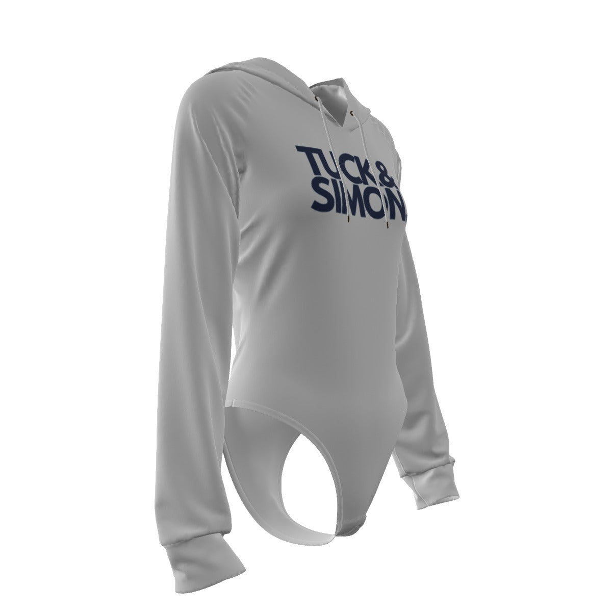 Teen Tuck&Simon White Hooded Bodysuit