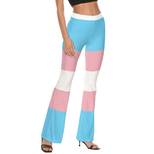 All-Over Print Women's Skinny Flare Pants