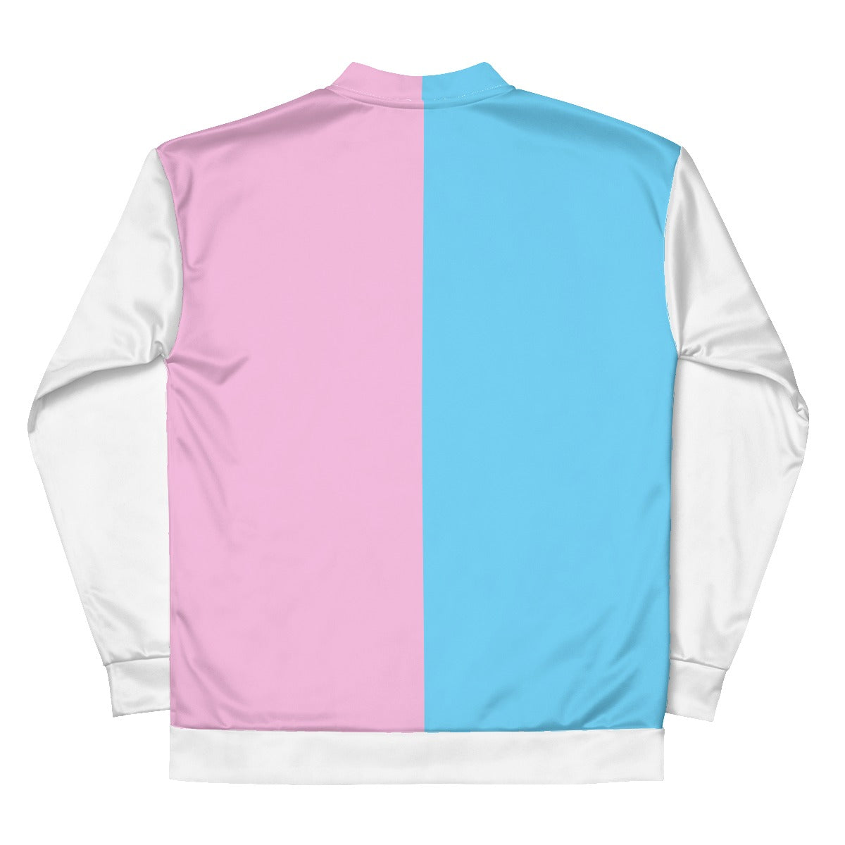 Teen Blue Pink White Pride Bomber Jacket