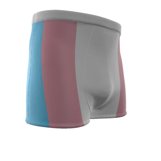 Blue Pink White Pride Butt-Hugging Boyfriend Butter Cotton Boxers