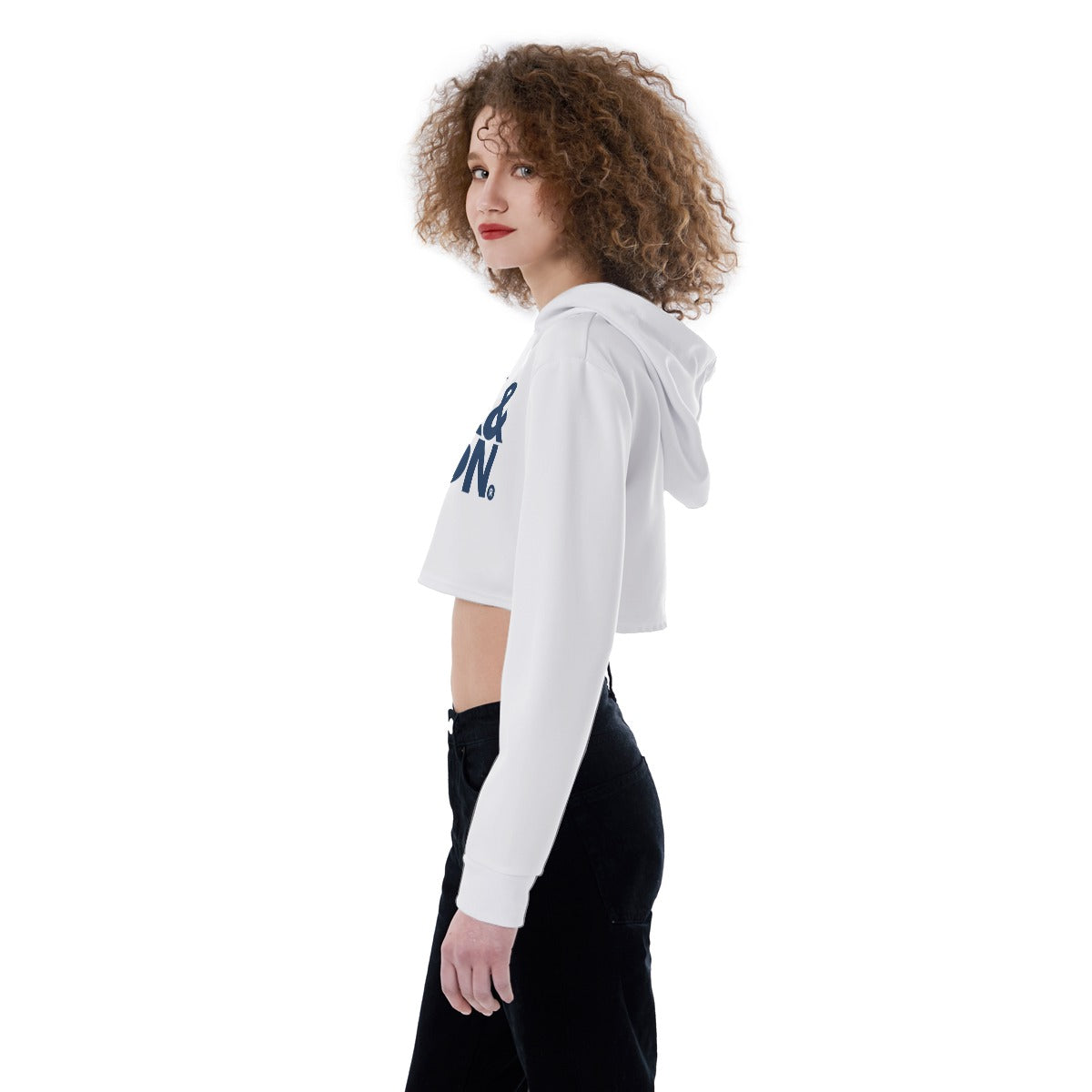 S-5XL Teen Tuck&Simon Cropped Hoodie
