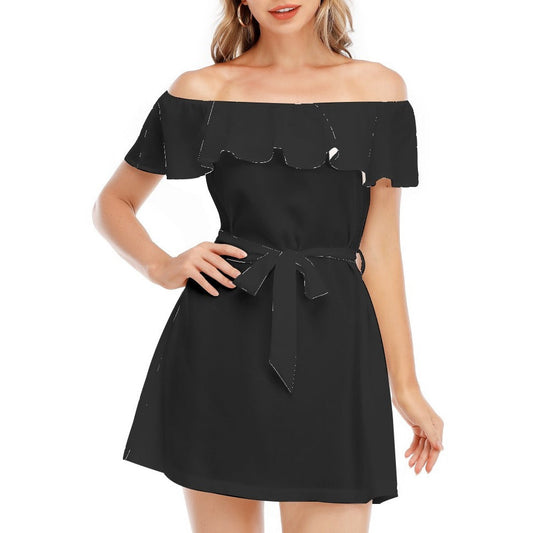 Teen Ice-Cream Chiffon Ruffle Dress