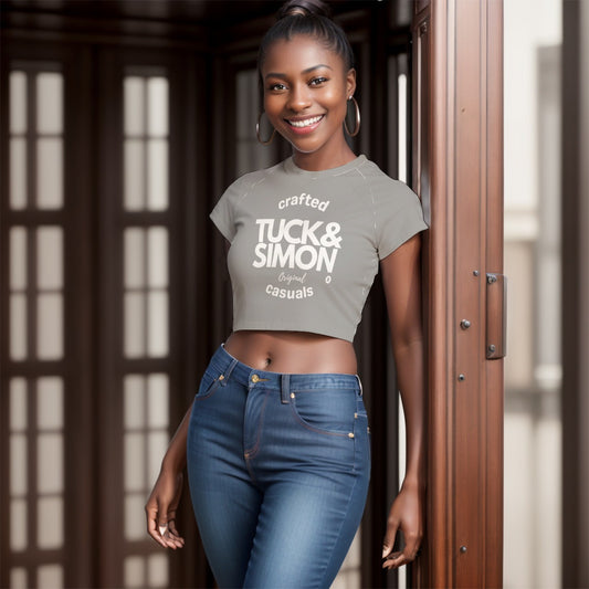 Teen Tuck&Simon Fitted Cropped T-Shirt