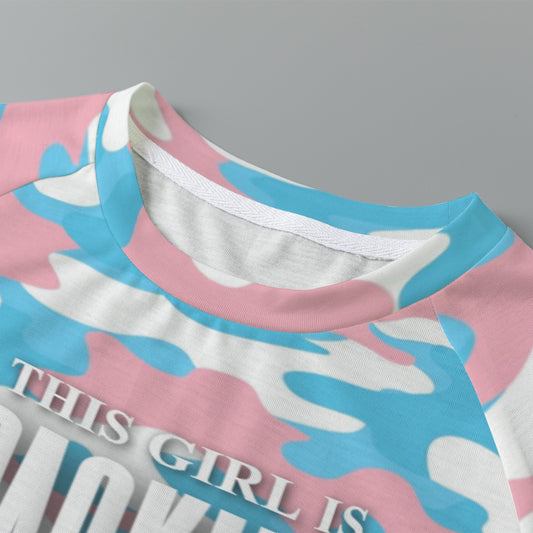 Teen - Plus Size 'THIS GIRL IS PACKING' Crop T-Shirt