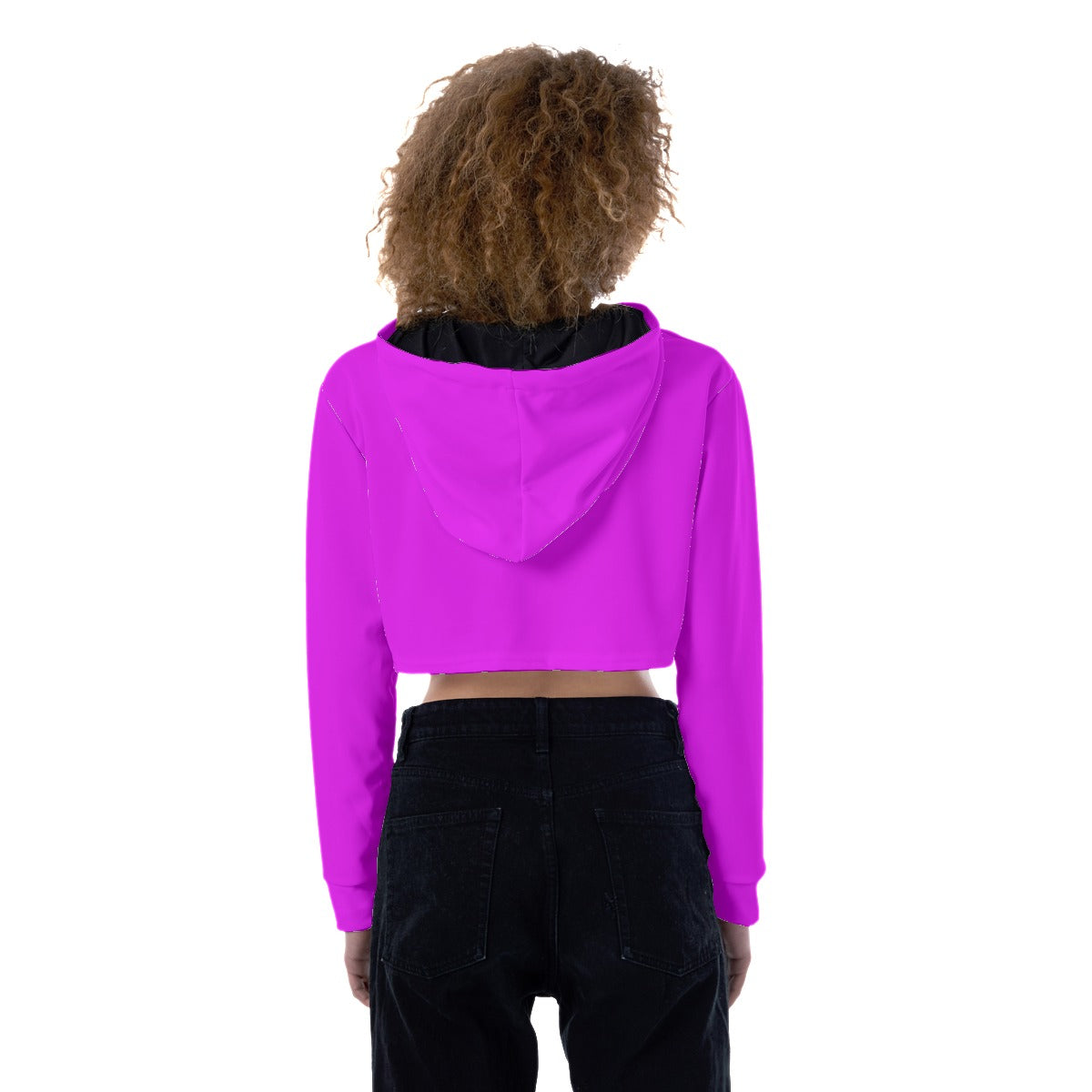Plus Size 'TRANSGIRLS SUCK BETTER' Cerise Hooded Crop Top