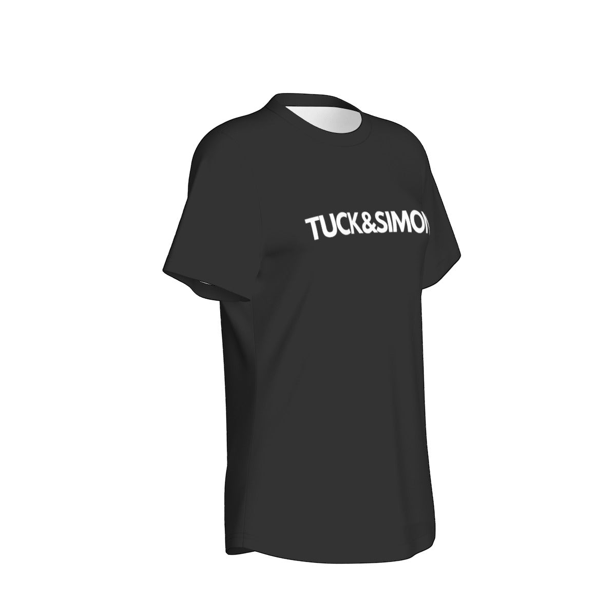 Teen - Plus Size Tuck&Simon Black Casual T-Shirt