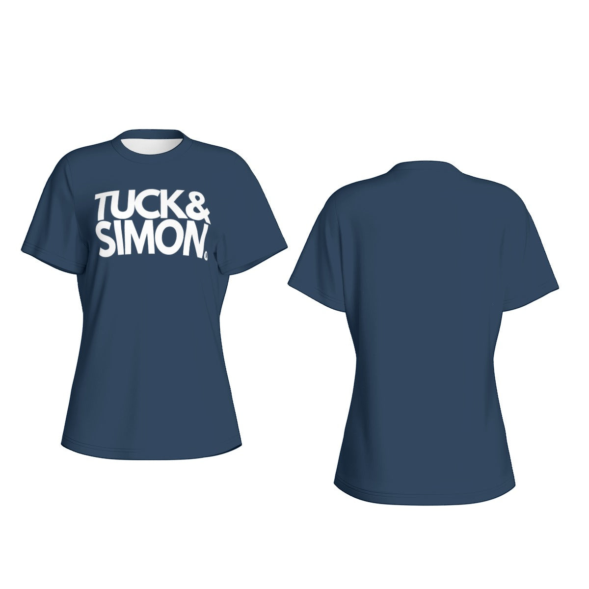 Teen - Plus Size Tuck&Simon Navy Blue Casual T-Shirt