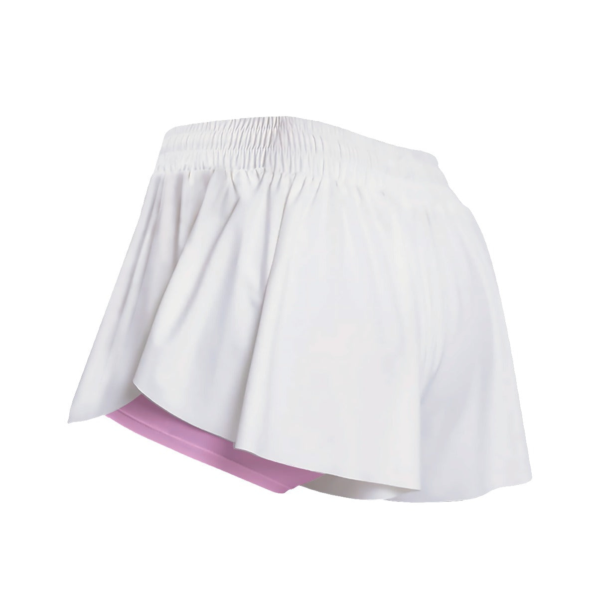 Blue Pink White Paris Pride Inner White Fitness Sport Culottes