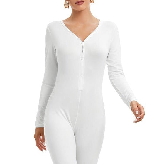 Blue Pink White 'Pride Butterfly Tattoo' Button Up Long Romper