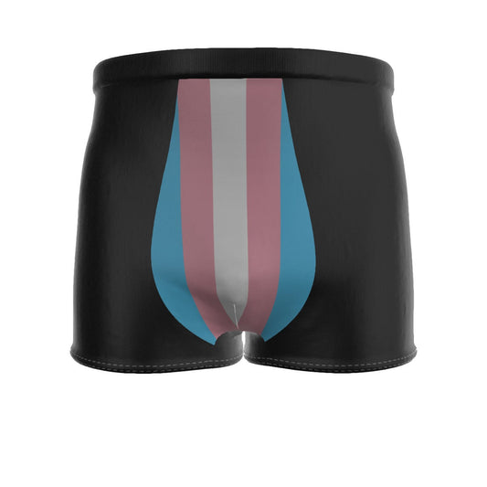 Blue Pink White Pride Butt-Hugging Boyfriend Butter Cotton Boxers