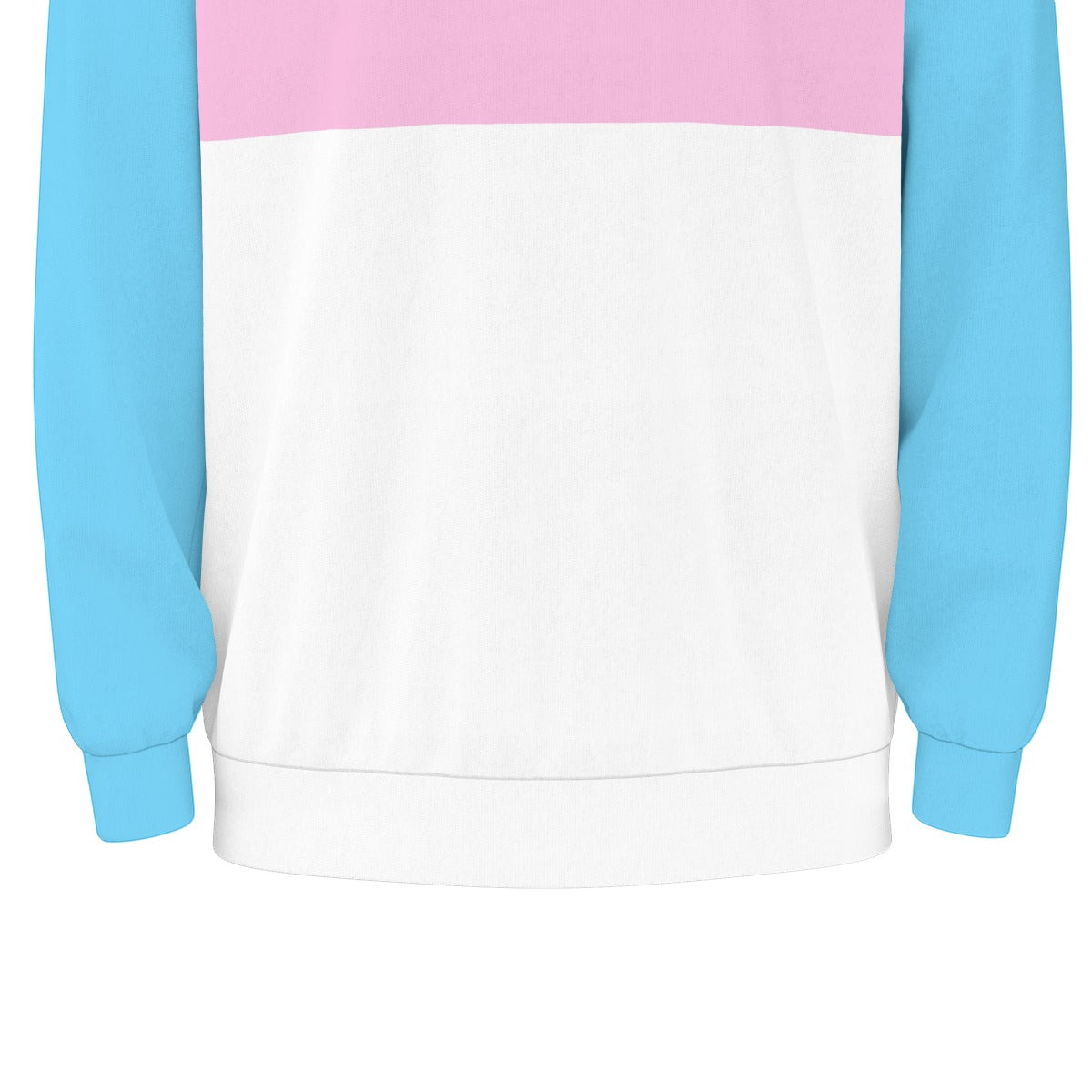 Plus Size Blue Pink White Pride Drop Shoulder T-Shirt