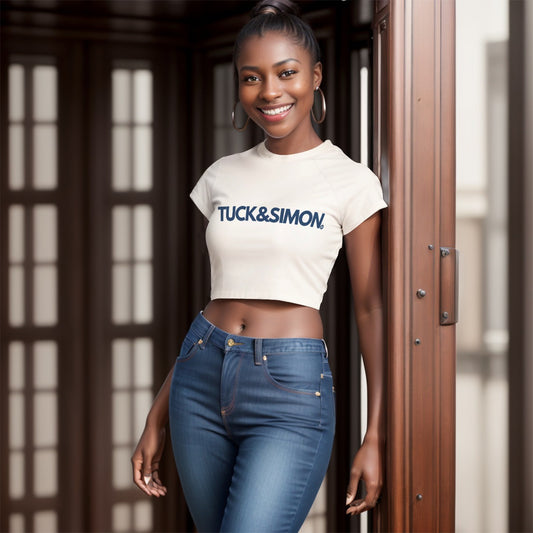 Teen Tuck&Simon Fitted Cropped T-Shirt