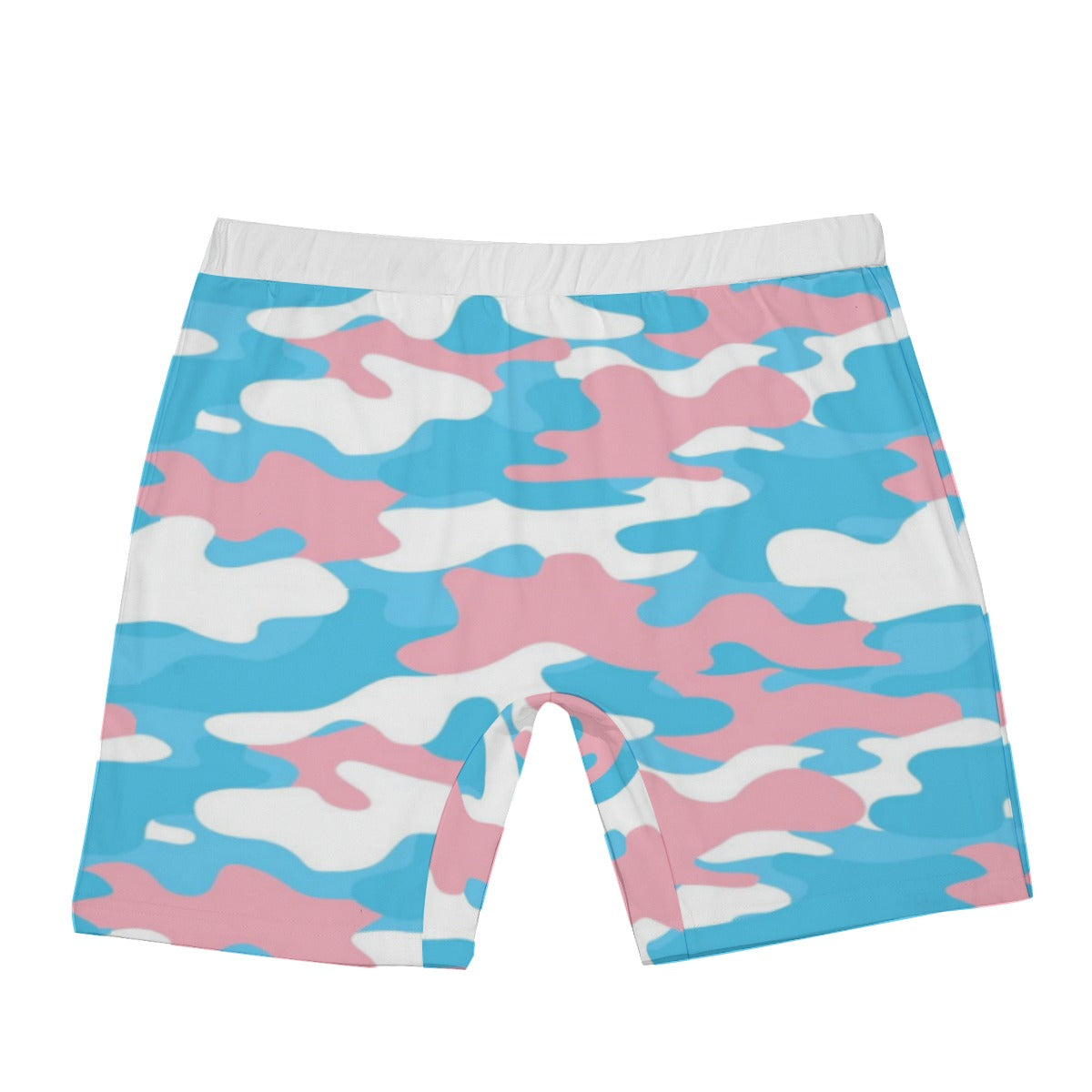 S - 5XL Blue Pink White Pride Camouflage Boyfriend Boxers