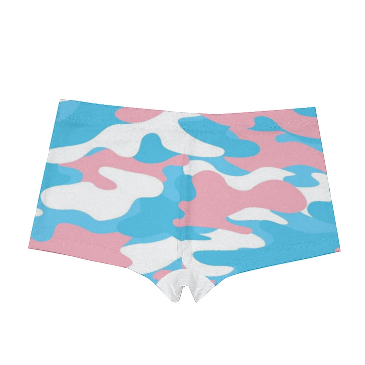 Trans Coloured Trans Pride Camouflage Skinny-Fitting Boyfriend Short Boxers