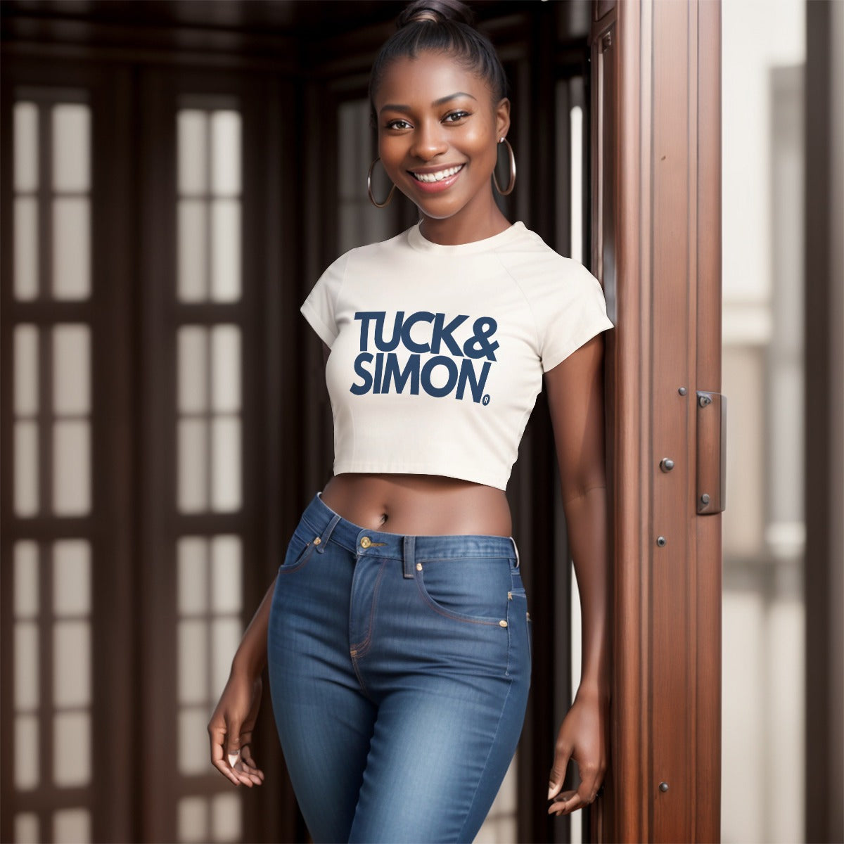 Teen Tuck&Simon Fitted Cropped T-Shirt