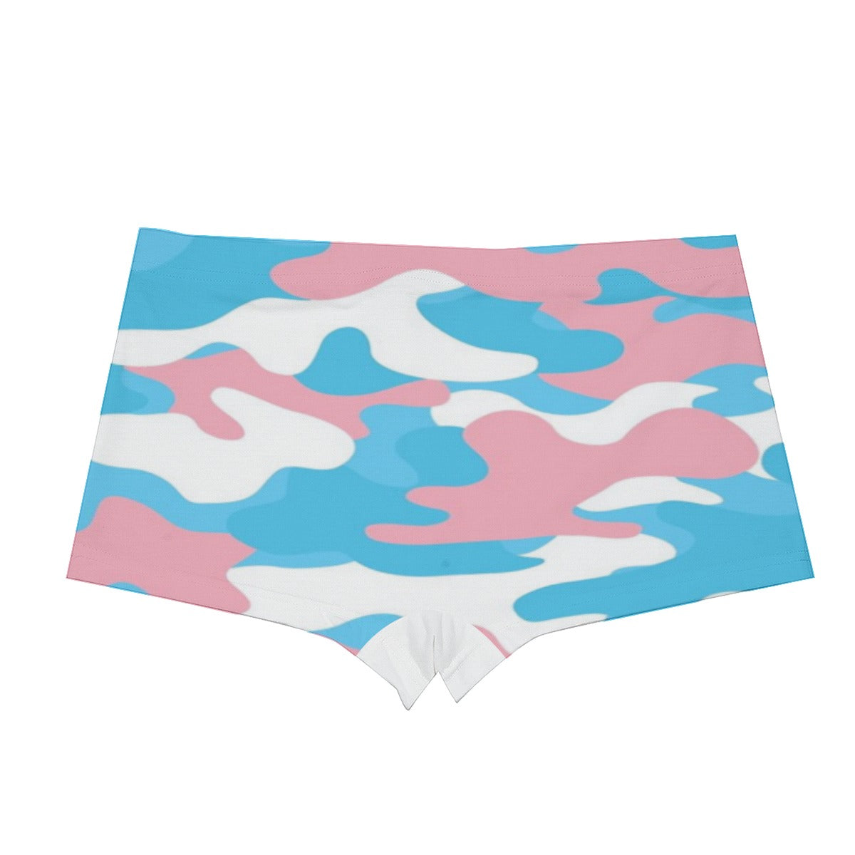 Trans Coloured Trans Pride Camouflage Skinny-Fitting Boyfriend Short Boxers