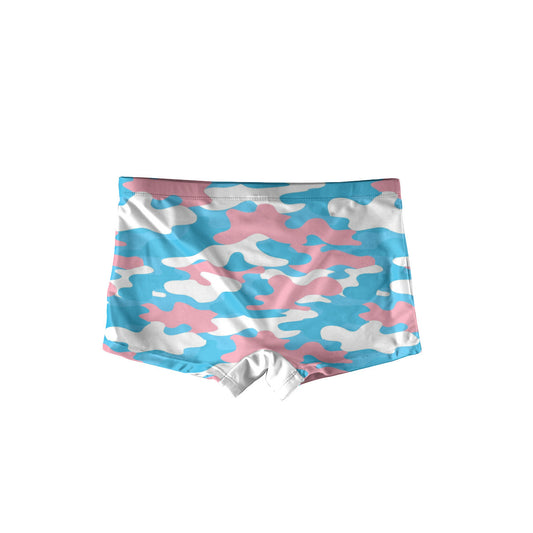 Teen Blue Pink White Pride Boy-Leg Tucking Panty