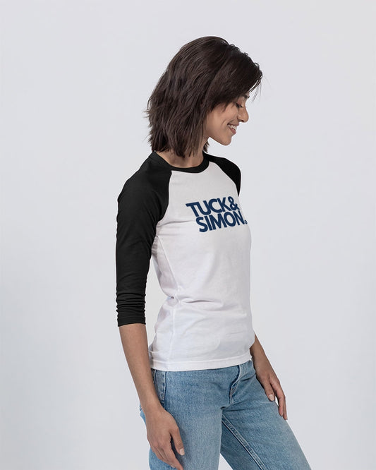 Teen Tuck&Simon 3/4 Sleeve Baseball T-Shirt