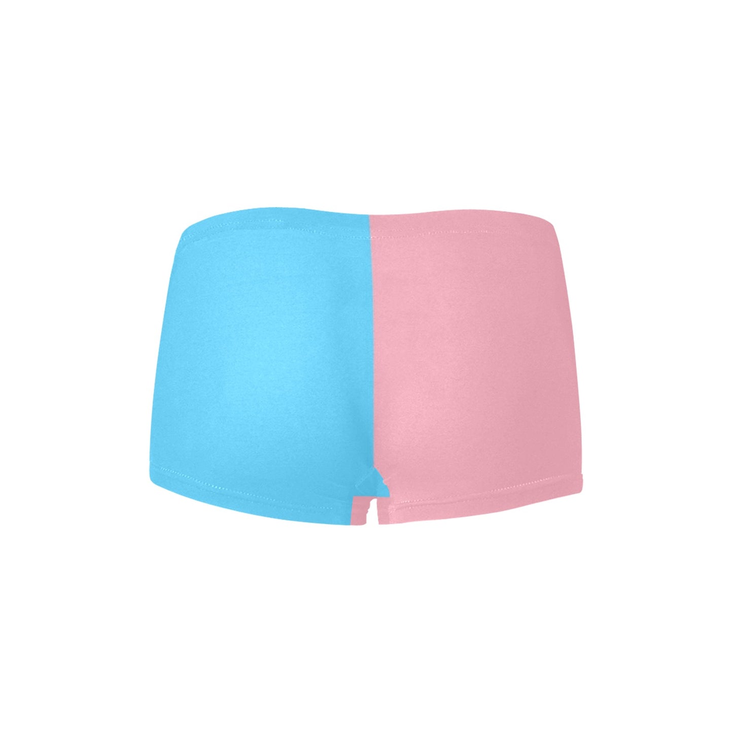 Teen - Plus Size Blue Pink White Pride Hotpants