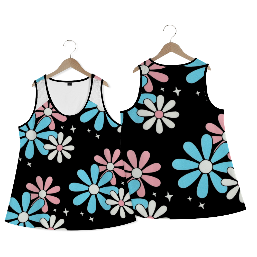 Custom All Over Print Women's Tank Dress Stylish Sleeveless Short Dress