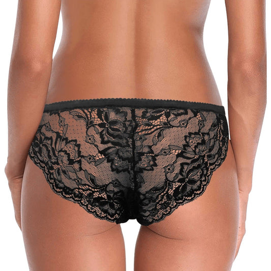 Teen - Plus Size Blue Pink White Vive l'Paris Black Lace Panties