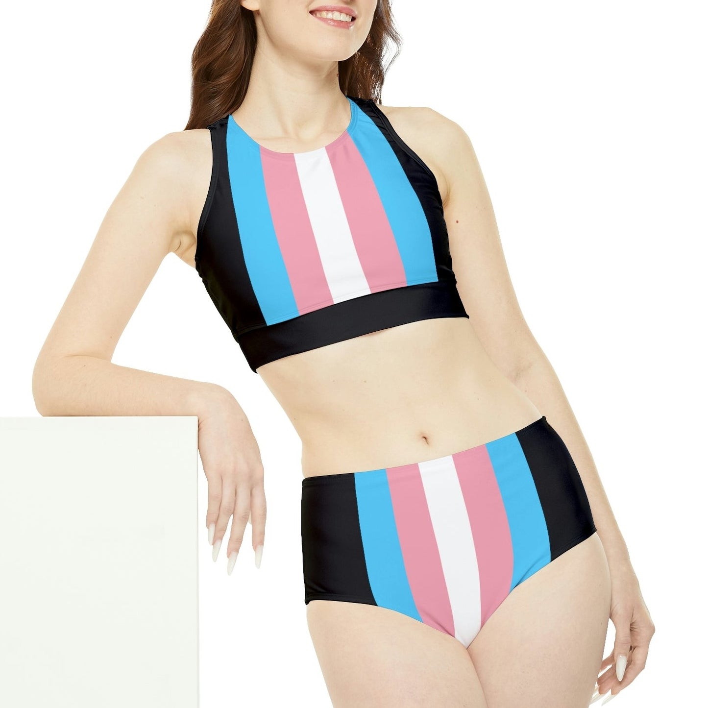 Black Sports Bikini Twin-Set