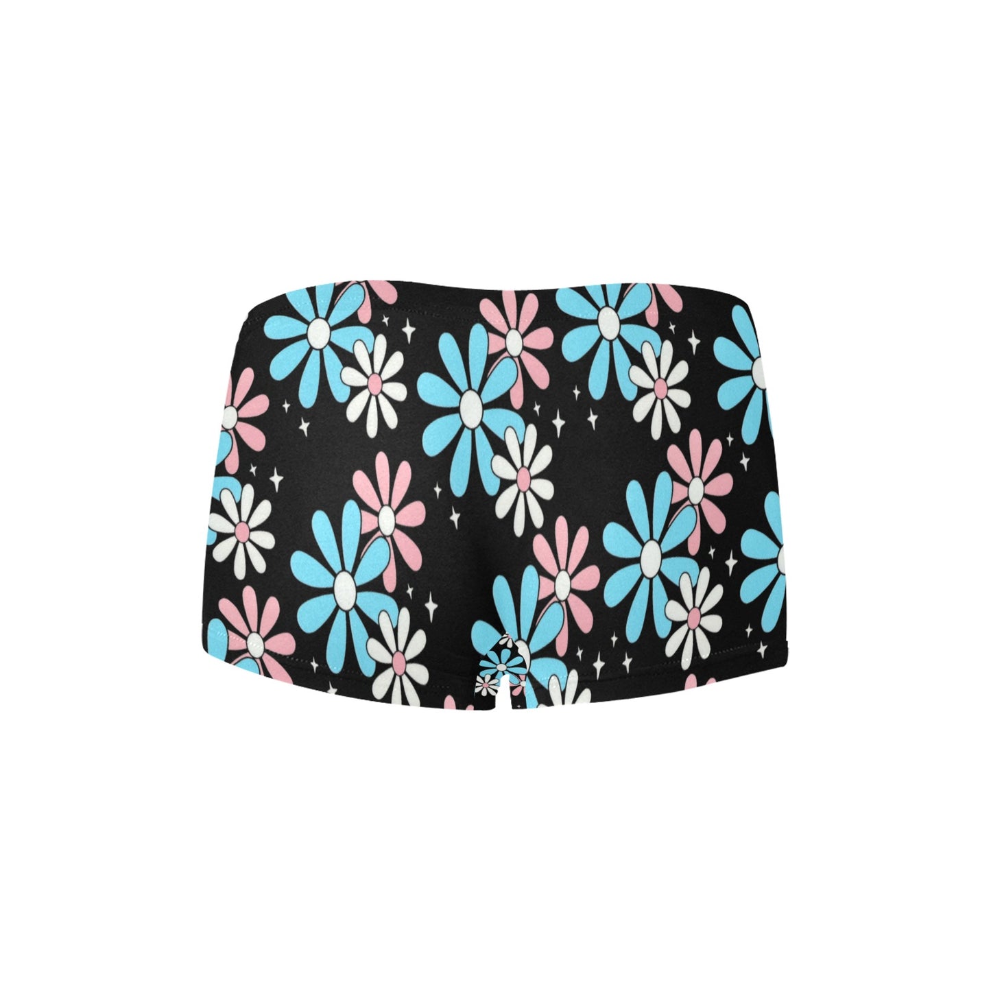Teen - Plus Size Blue Pink White Pride Hotpants