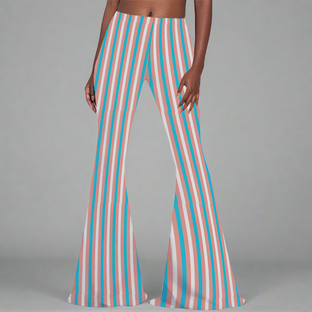 Teen Blue Pink White Pride Clubbing Pants