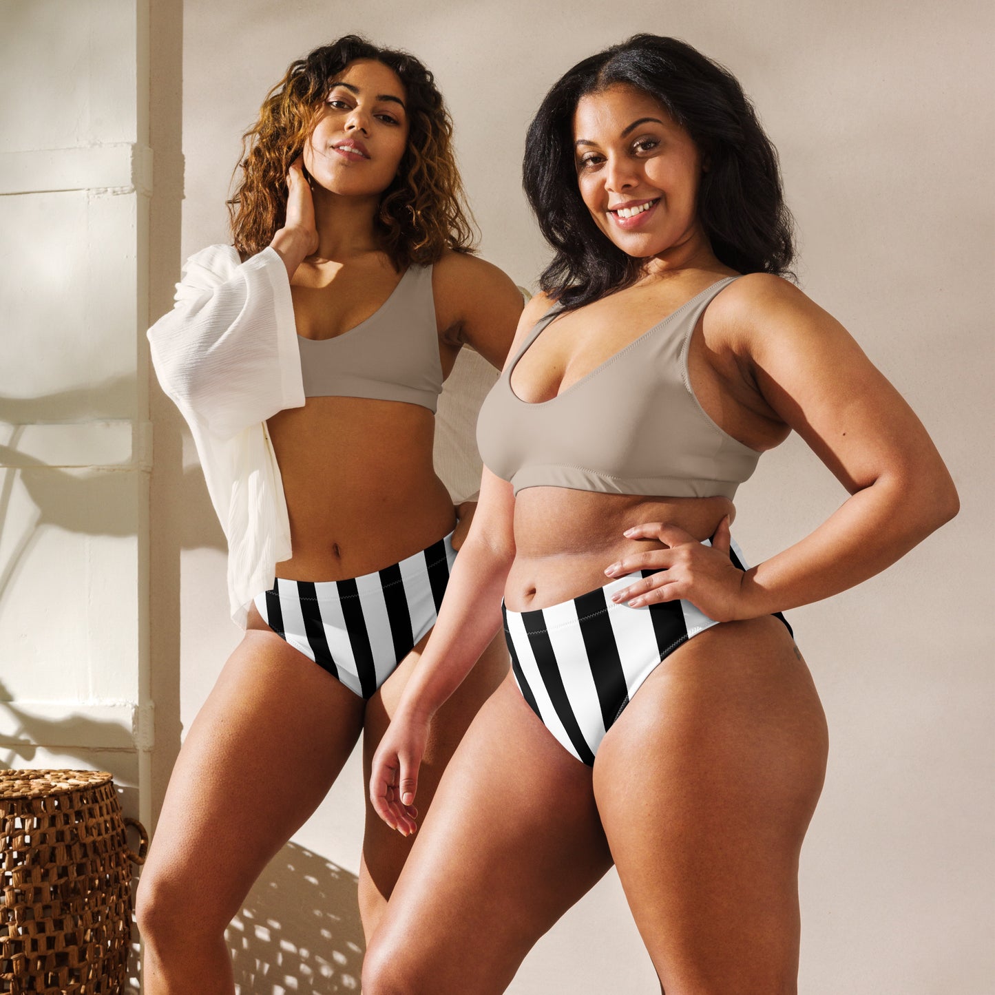 Black&White Circus Striped Tucking Panty tunnellsCo.