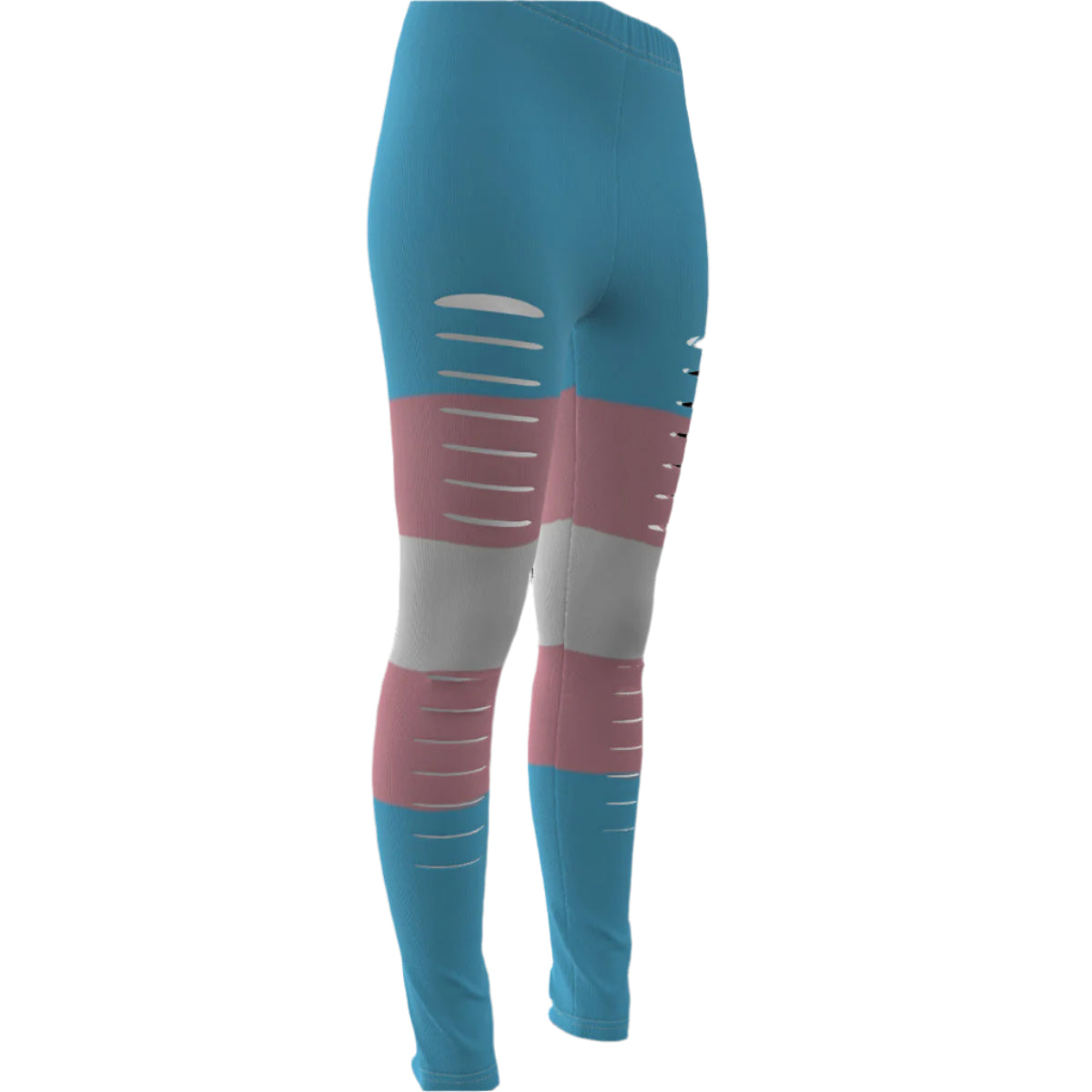 All-Over Print Women's Ripped Leggings