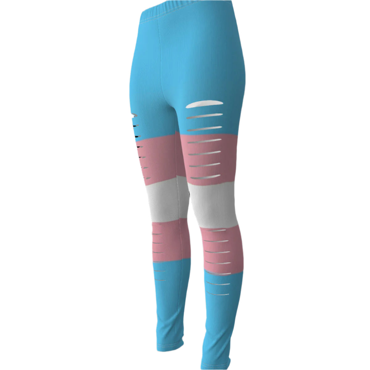 All-Over Print Women's Ripped Leggings