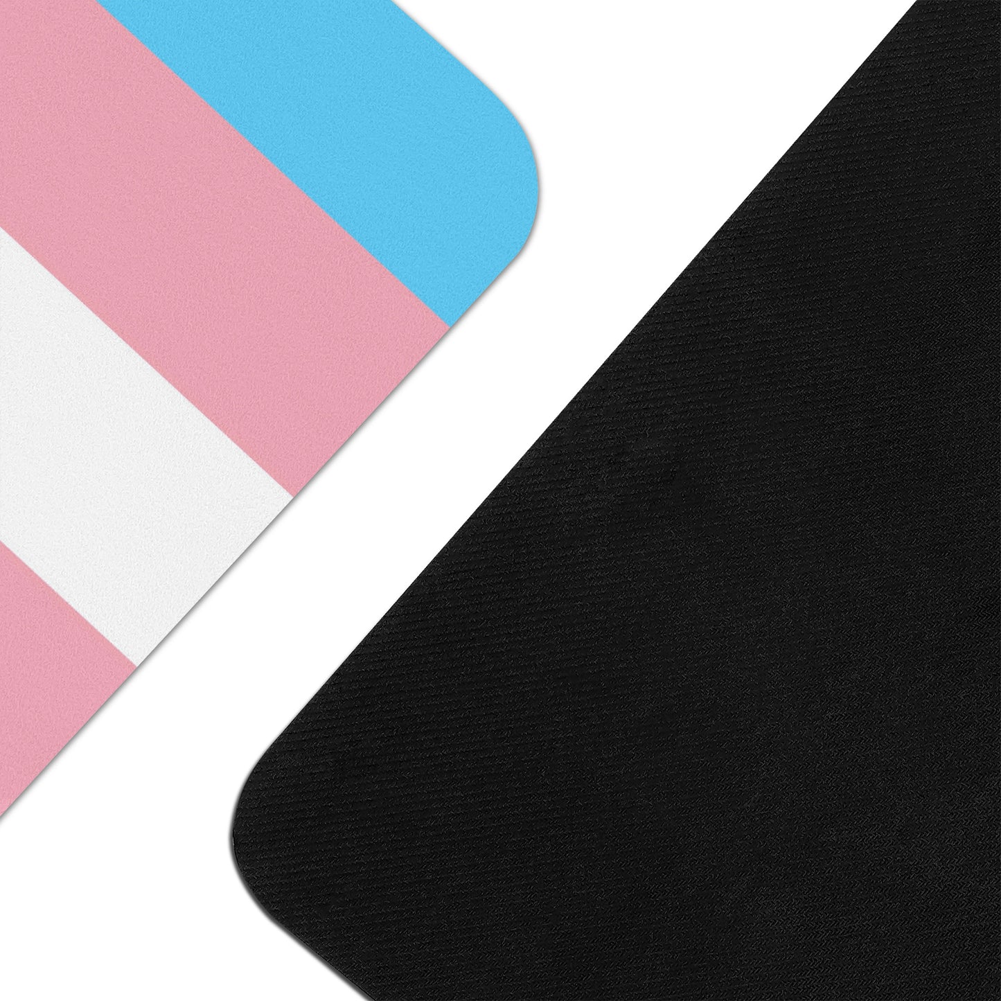 Trans Coloured Trans Pride Flag 6ft-2ft Long Neoprene Yoga Mat