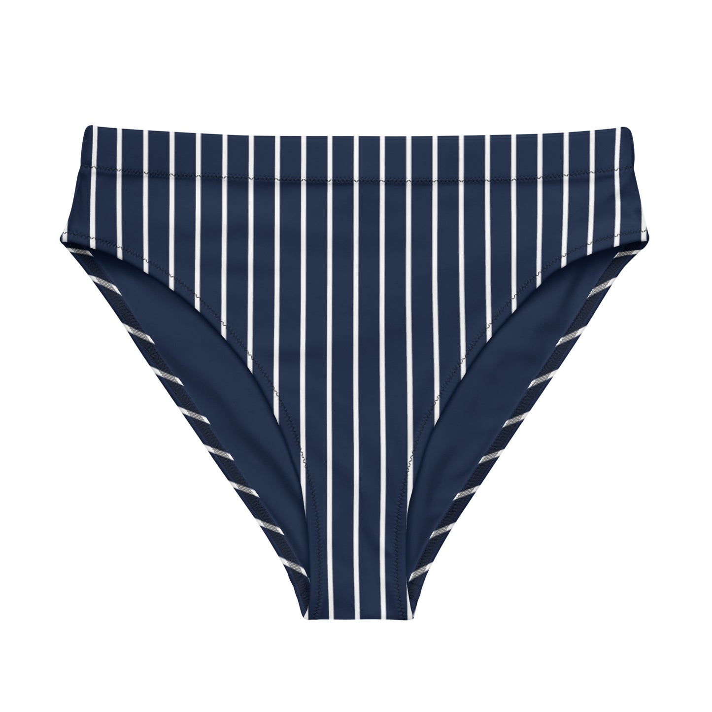 Navy Blue Pinstripe High-Waisted High-Cut Tucking Panty tunnellsCo.