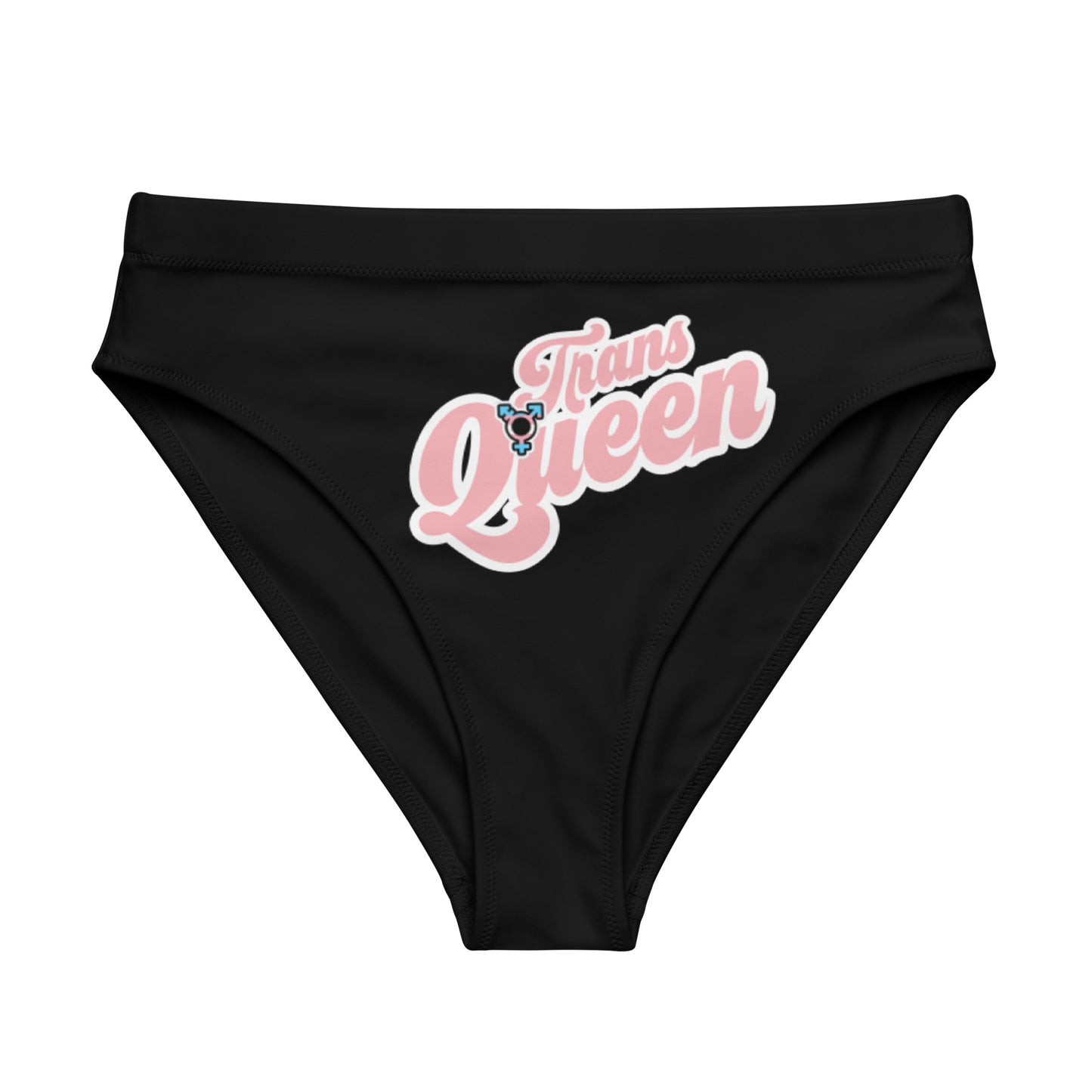 Trans Queen Black High-Waisted High-Cut Tucking Panty tunnellsCo.