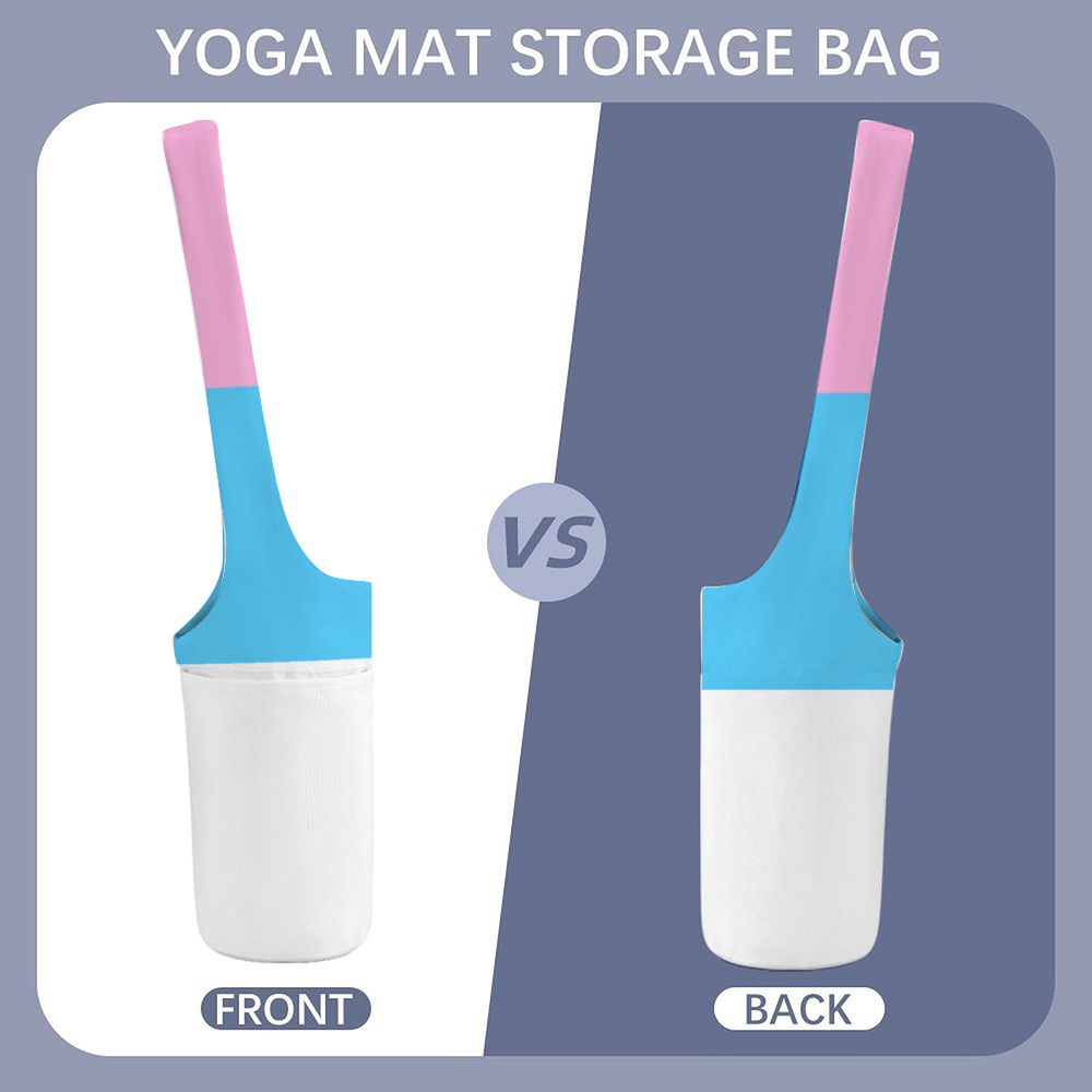 Blue Pink White Pride Canvas Yoga Handy