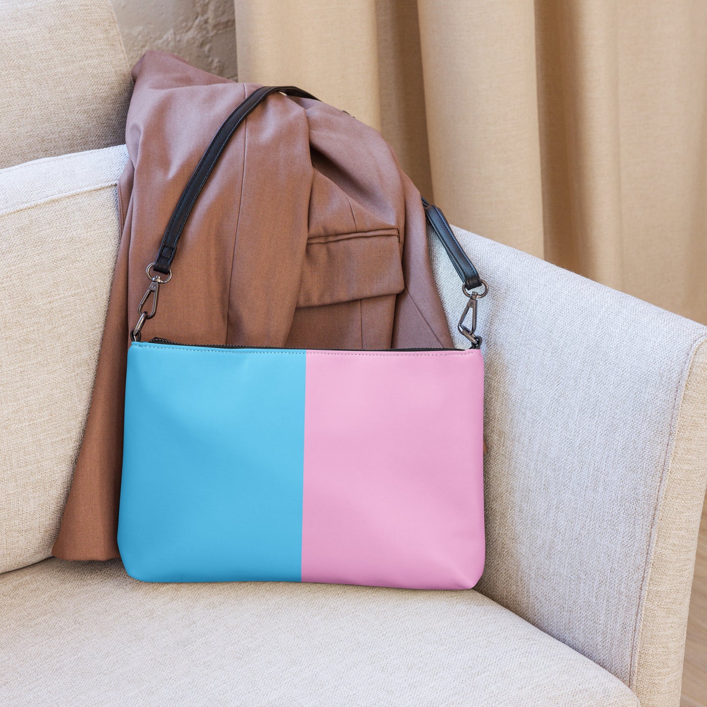 Claudia Chu® Vive l'Paris Pride Faux Leather Crossbody Handbag