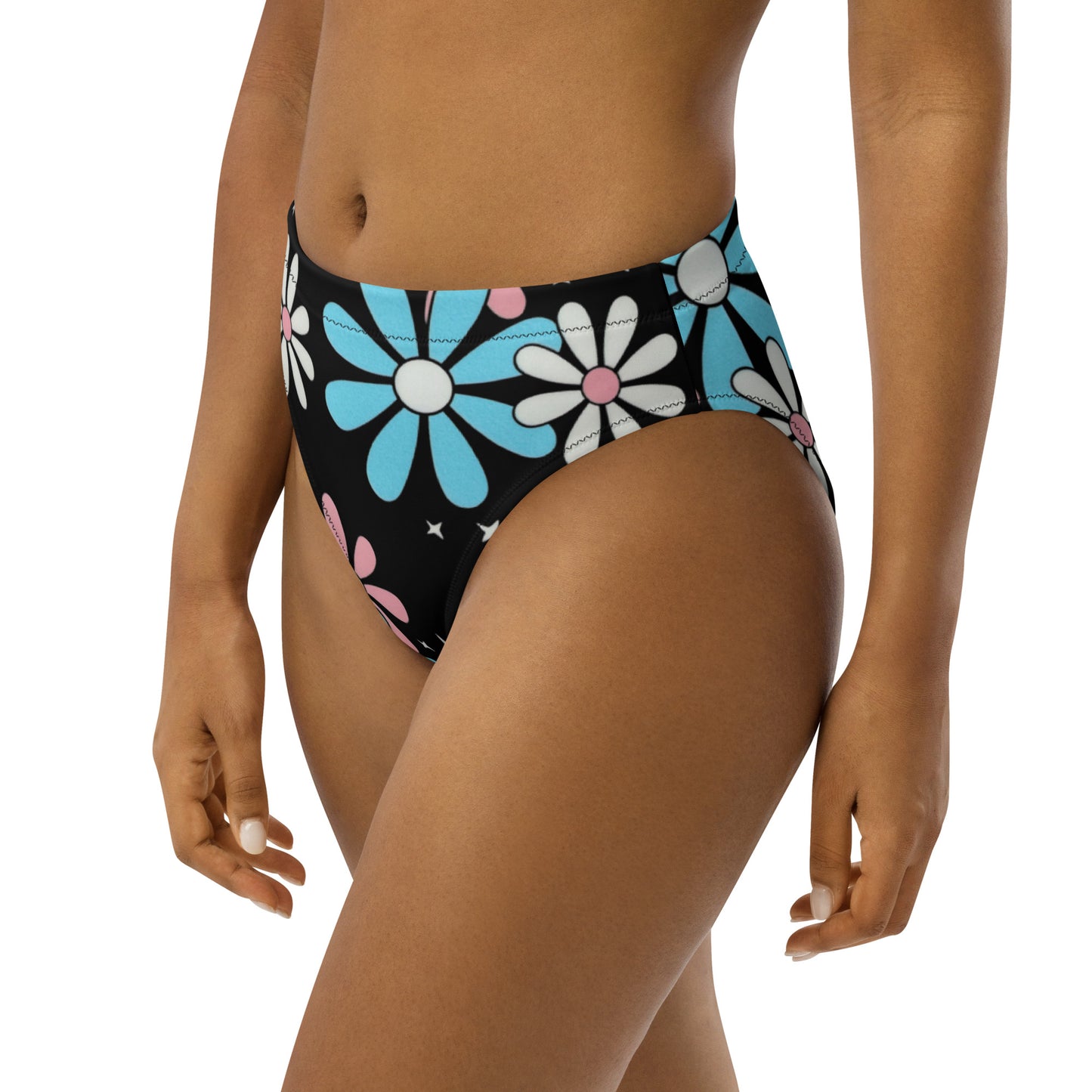 Blue Pink White Pride Recycled Bikini Bottom