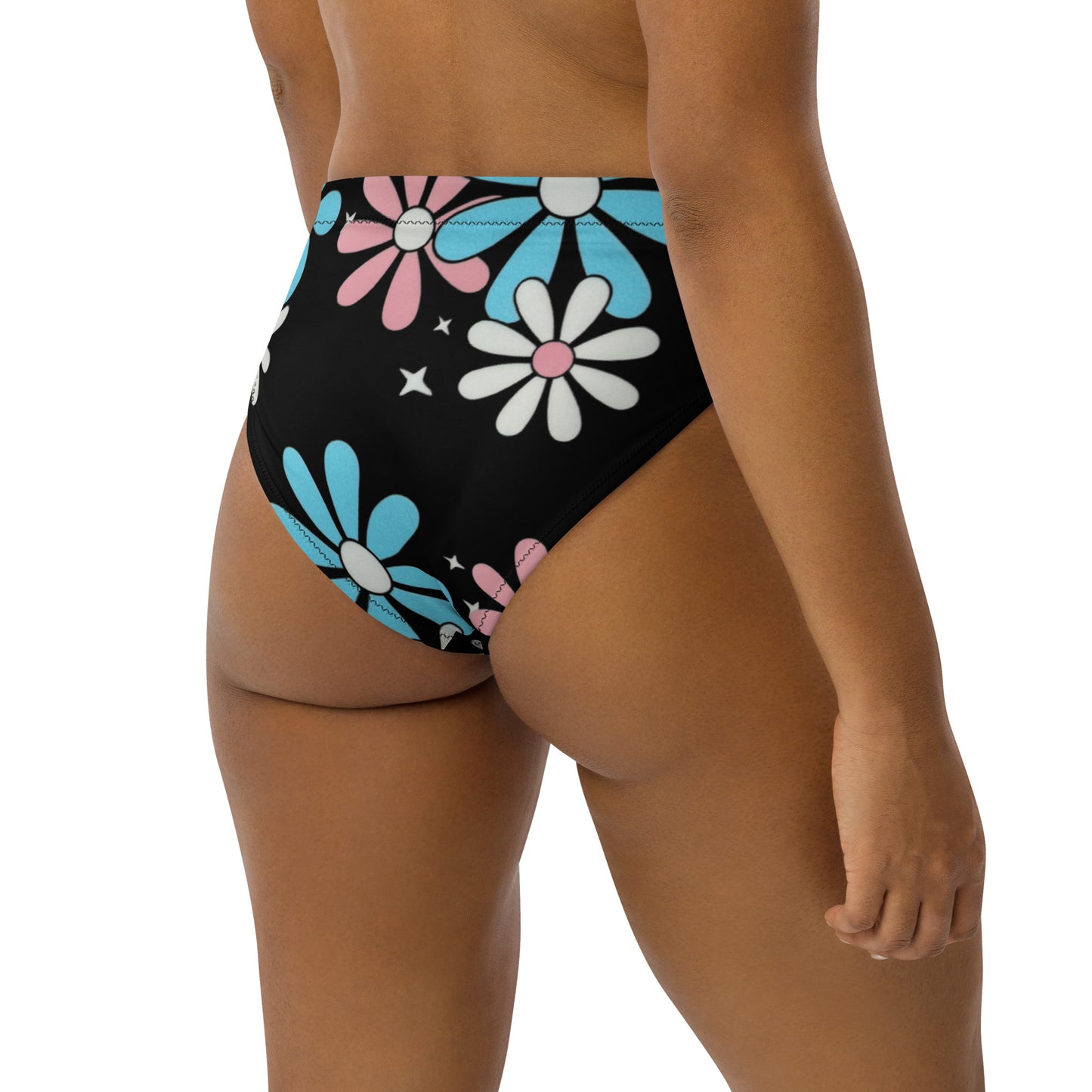 Blue Pink White Pride Recycled Bikini Bottom