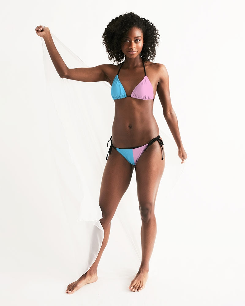 pinkblue Women's Triangle String Bikini