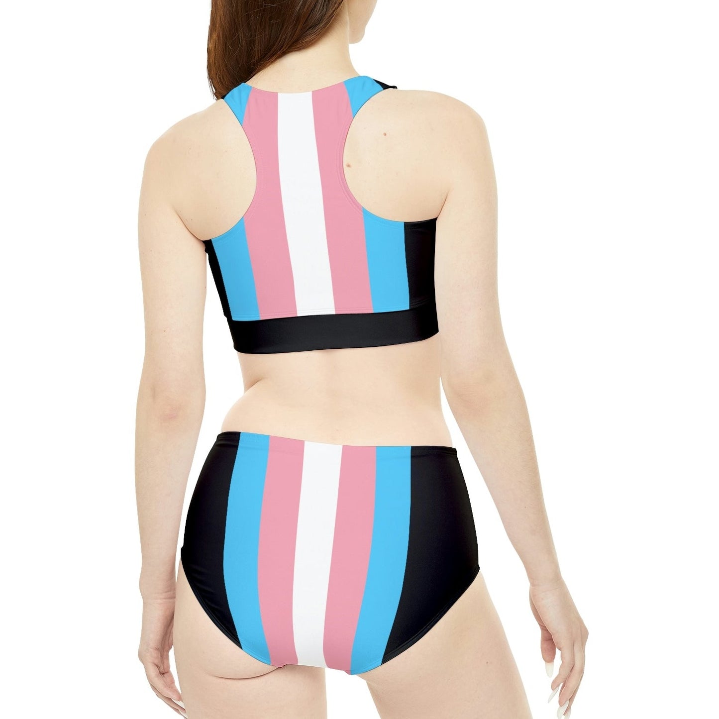 Black Sports Bikini Twin-Set