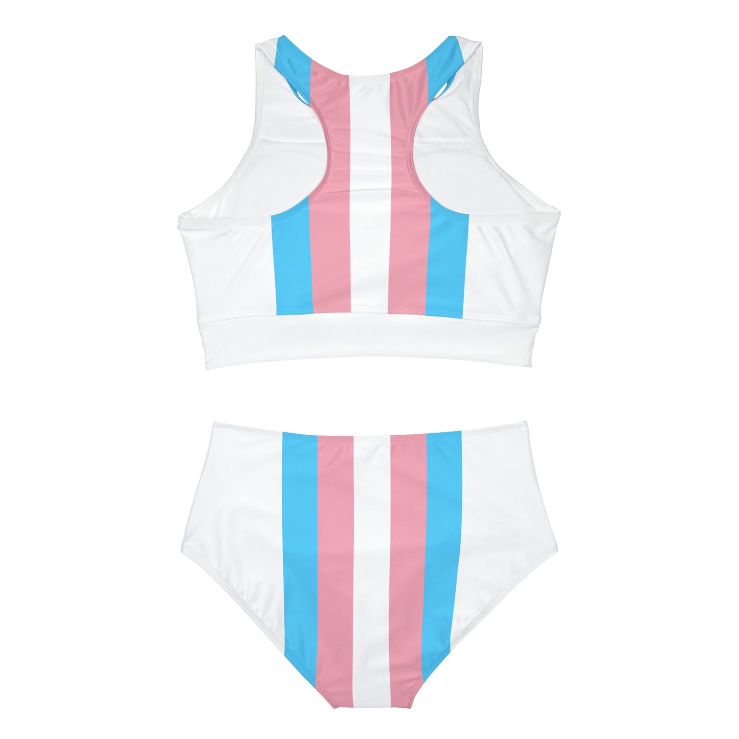 White Sports Bikini Twin-Set