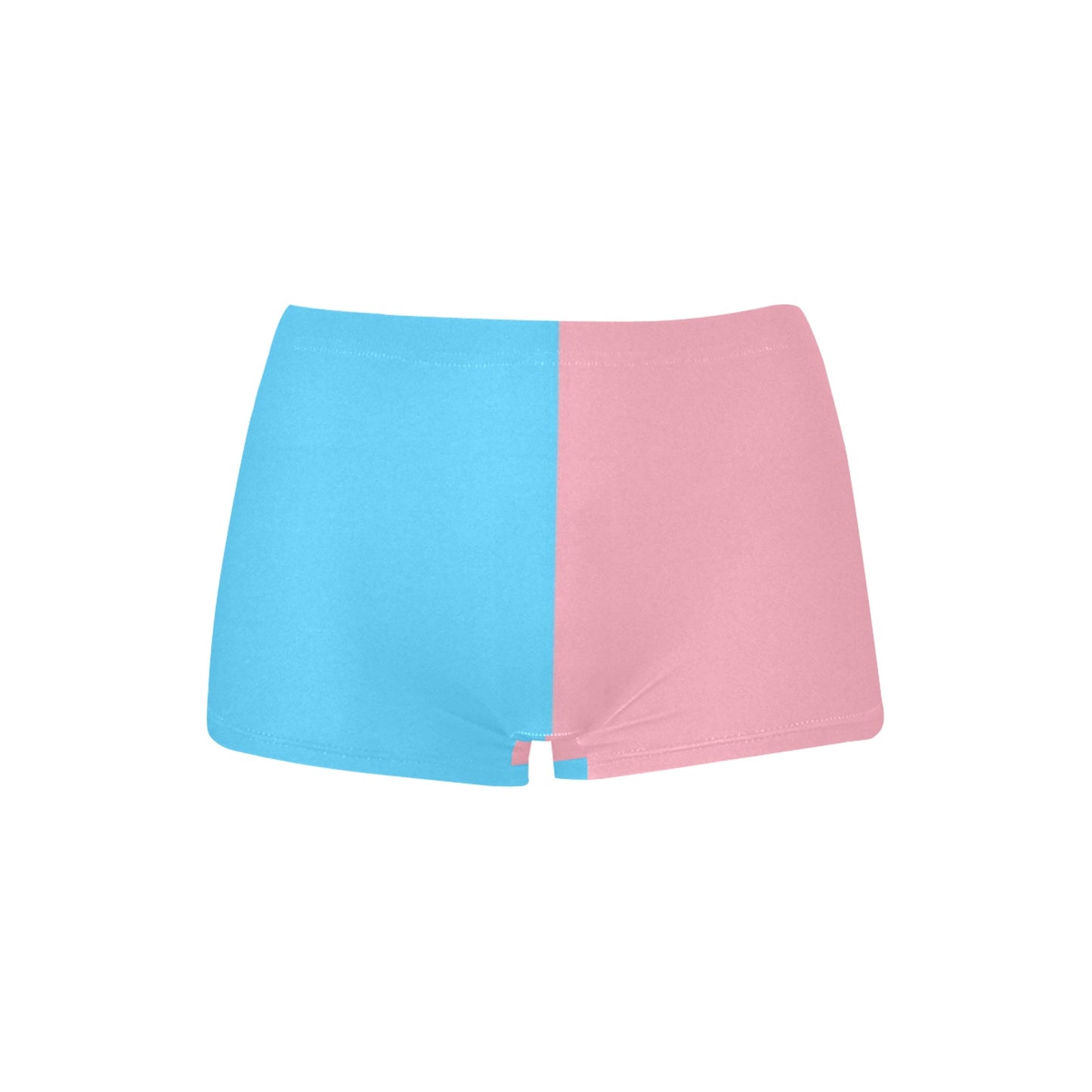 Teen - Plus Size Blue Pink White Pride Hotpants