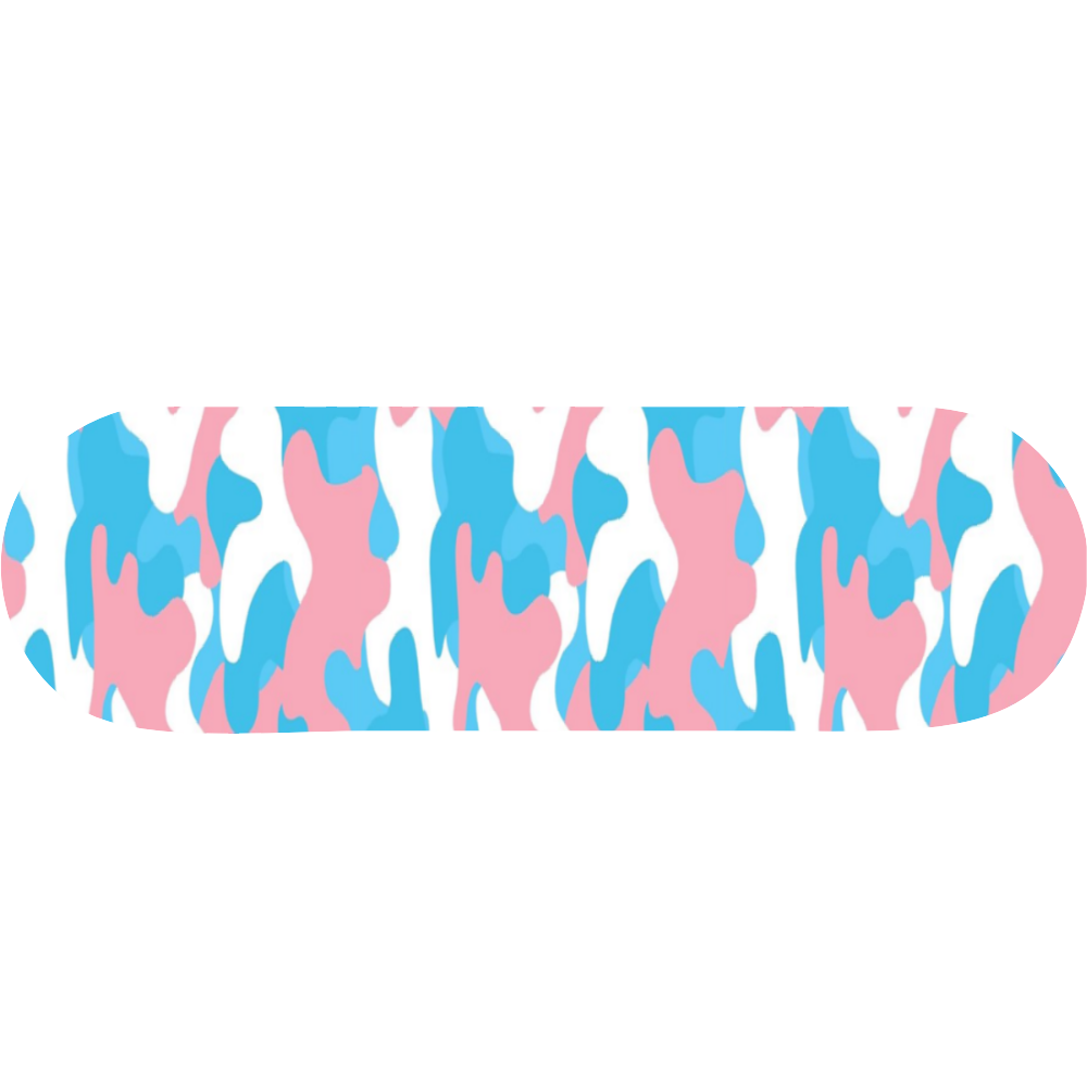 Blue Pink White All-Over Pride Camouflage Bath Mat